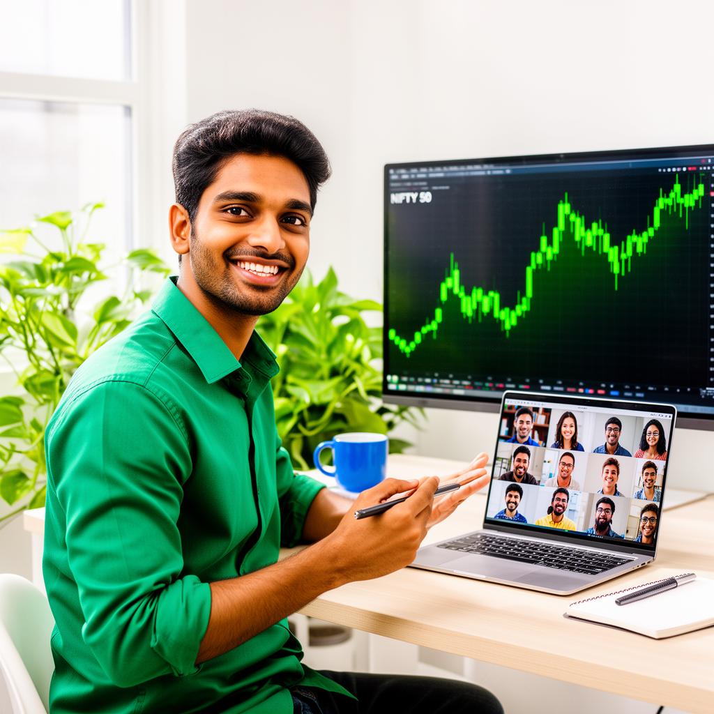 Live trading mentor teaching students